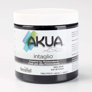 Akua Intaglio Inks - Lamp Black 237 ml (8 OZ)