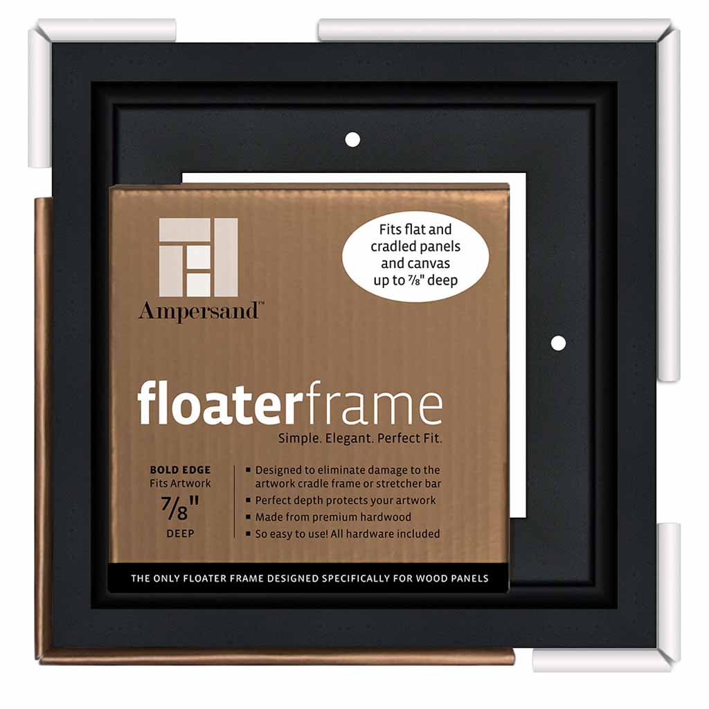 Ampersand Floater Frame Thin 1.5 12x16 Maple