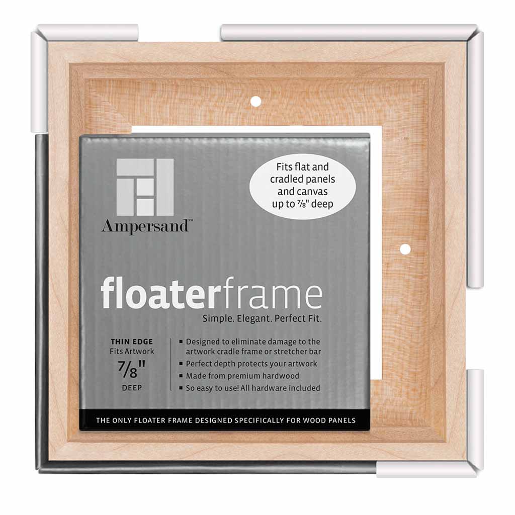 Ampersand Floater Frame Thin 7/8 16x20 Maple