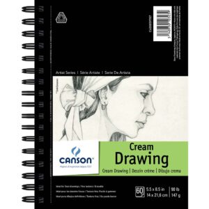 Canson Cream Drawing Paper - 5.5 x 8.5 in 147gsm (90lb)