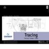 Canson Artist Series Tracing Pads - Natural White 19 x 24 in 40gsm (25lb)