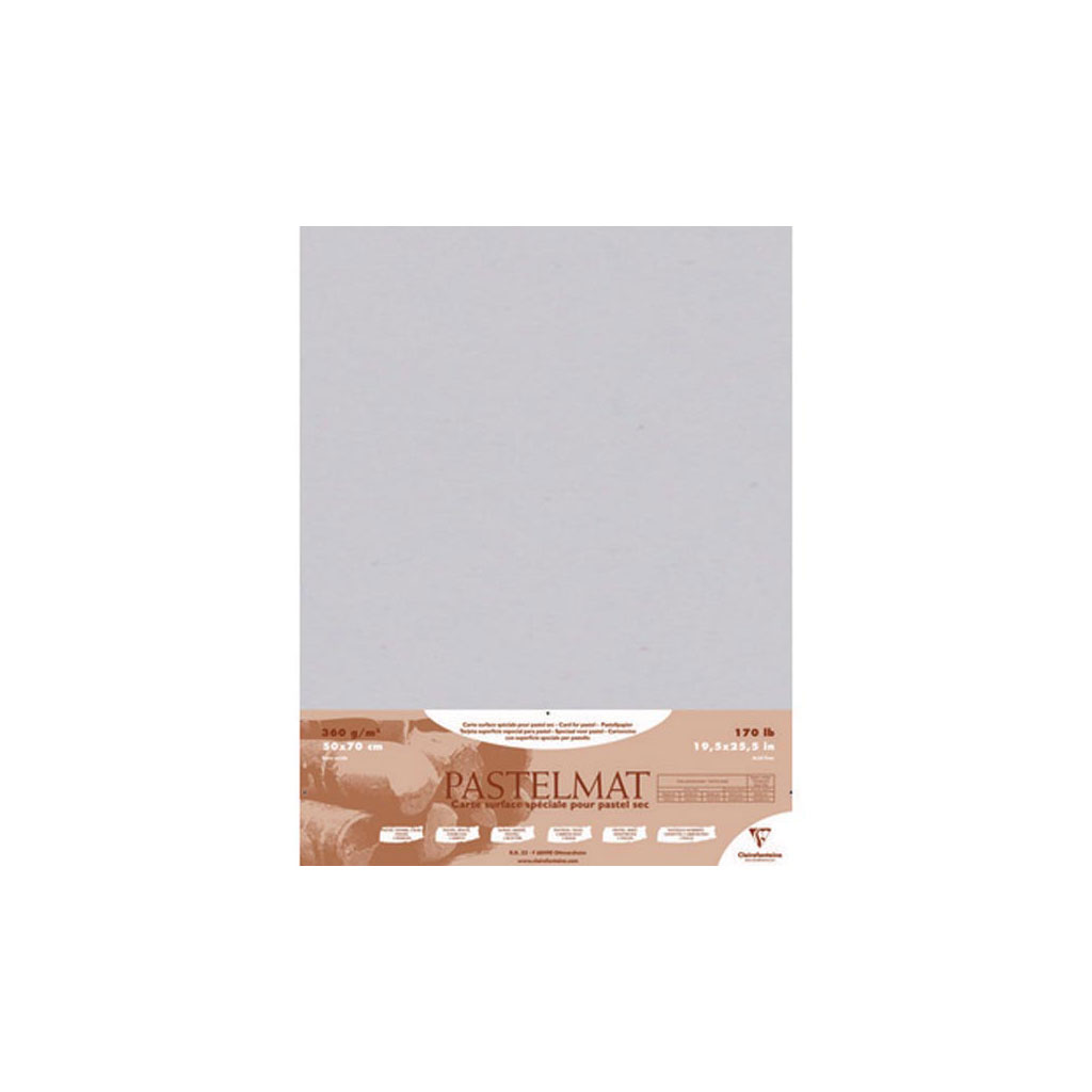 Pastelmat Paper, Pack of 5 (White) - 50x70cm