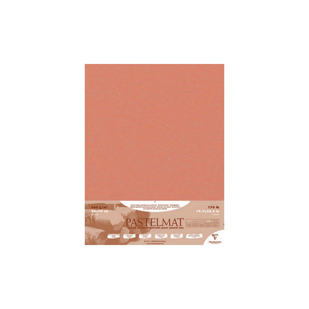 Bloc de dessin blanc CLAIREFONTAINE PASTELMAT® Papier pour pastels