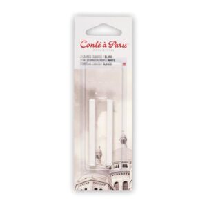Conte Sketching Crayons - Pack of 2 White - HB