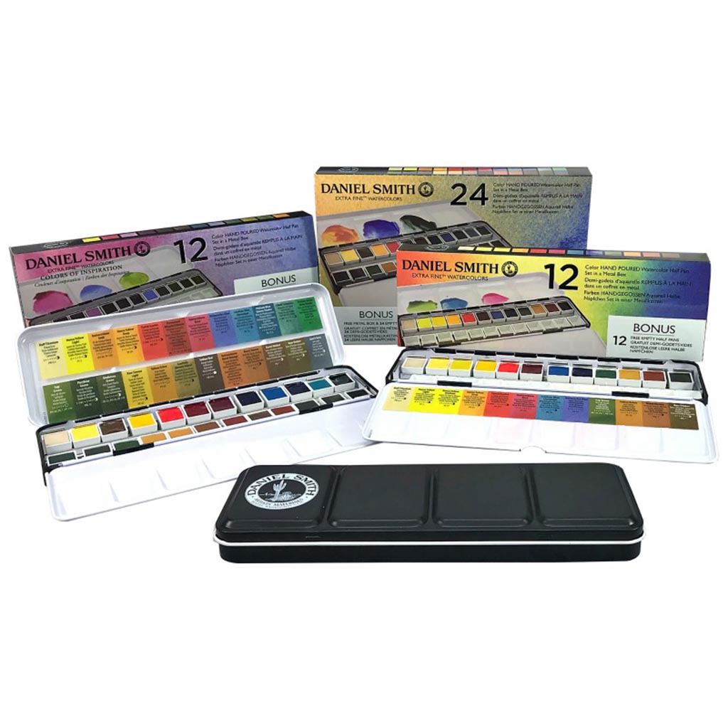 Daniel Smith Watercolor 12/24/36 Pan Trays set – Artbiz Supply