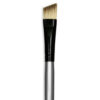 Dynasty Black Silver Brushes - Short Handle Angle Shader 4960A Size 3/8in