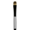 Dynasty Black Silver Brushes - Long Handle Filbert 4890FIL Size 8