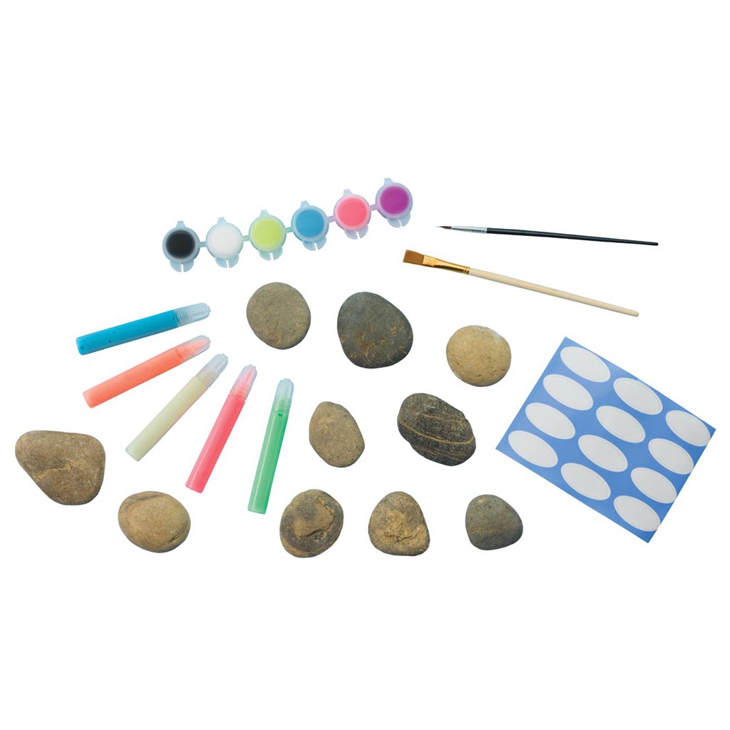 Lil-Gen Lil Gen Rock Painting Kit for Kids and Mini Ceramic Tile Painting  Kit - Arts and Crafts for Kids Ages 6-12 - DIY Craft Kits for