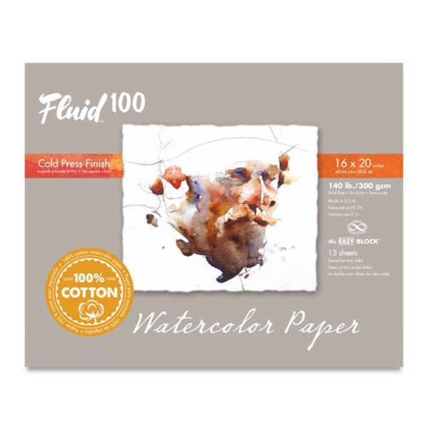 Fluid 100 Watercolor Block Cold Press 16x20