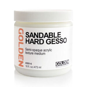 Golden Sandable Hard White Gesso - 473 ml (16 OZ)