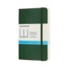 Moleskine Classic Notebook Softcover Pocket Dot Myrtle Green 3.5X5.5 In