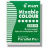 Pilot Parallel Calligraphy Pen Refills - Green Refill Pack of 6