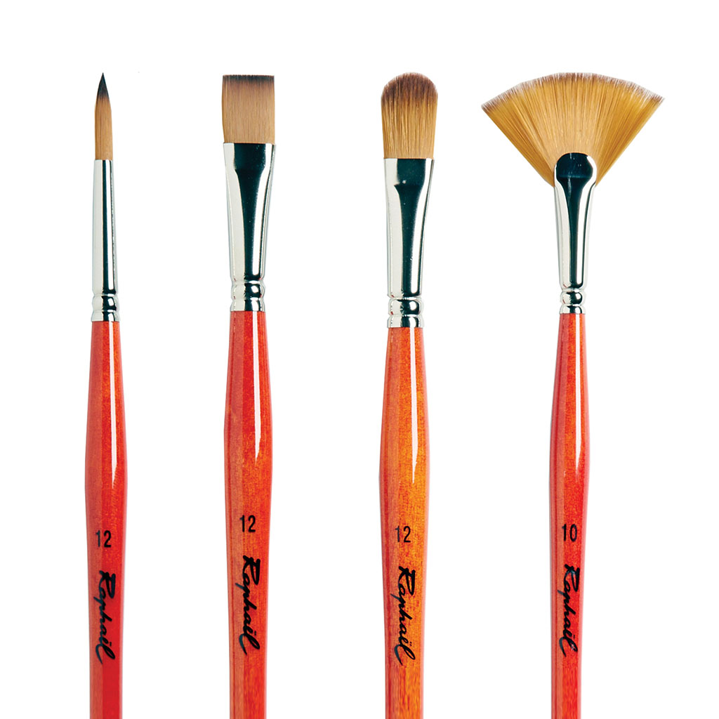 Synthetic Detail Paint Brushes - 11 Piece Set