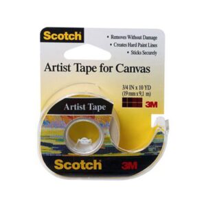 Scotch 2010 Artist Tape for Canvas 3/4 in W x 10YD L
