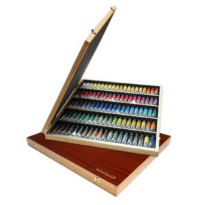 Sennelier Artists Watercolor Sets - Wood Box 98 x 10ml