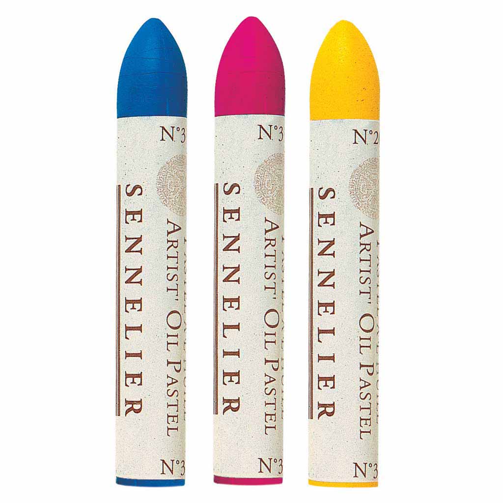 Sennelier Oil Pastel Iridescent Set, 12-Colors - Sam Flax Atlanta