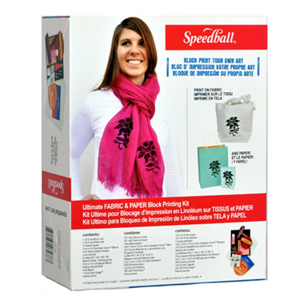 Speedball® Block Printing Ink Water Soluble (Set of 4)