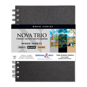 Stillman and Birn Nova Trio Premium Sketchbooks - Wirebound Assorted 7 x 10in 150gsm (100lb)