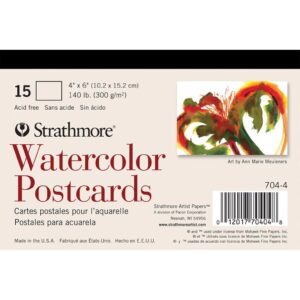 Strathmore Post Cards - Watercolor Pack of 15 5 x 7 in