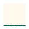 Strathmore Announcement Cards - White/Emerald Deckle Pack of 10 3.5 x 5 in
