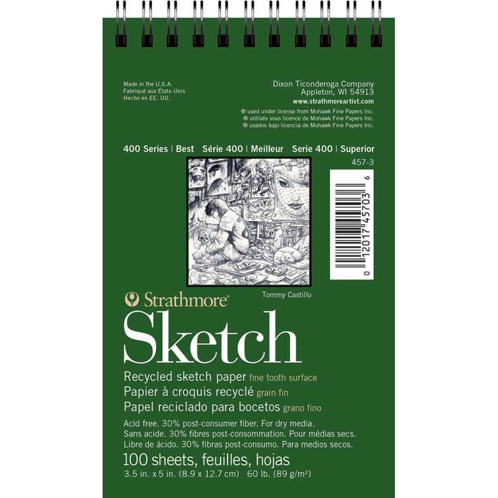 Strathmore 300 Series 3.5x 5 Sketch Pad - 100 Sheets