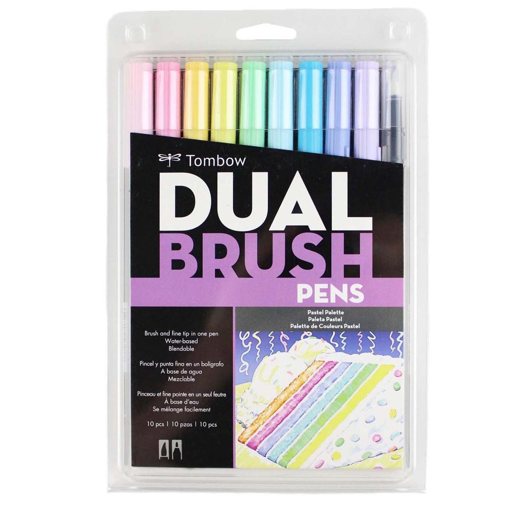 Présentation des feutres Dual Tip Color Marker & Dual Tip Brush Pens  d' 