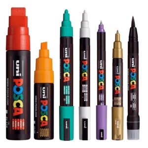 Wholesale Uni Posca Multi Surface Paint Marker Pens For Rock Painting On  Wood, Ceramic, Canvas, Glass, Plastic, And Vinyl Permanent Graffiti Paint  Markers 230612 From Men09, $19.27