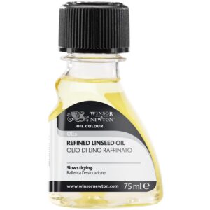 Winsor and Newton Refined Linseed Oil - 75 ml (2.5 OZ)