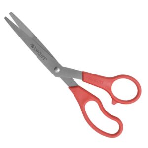 Wescott All Purpose Value Scissor Straight Red 8 in