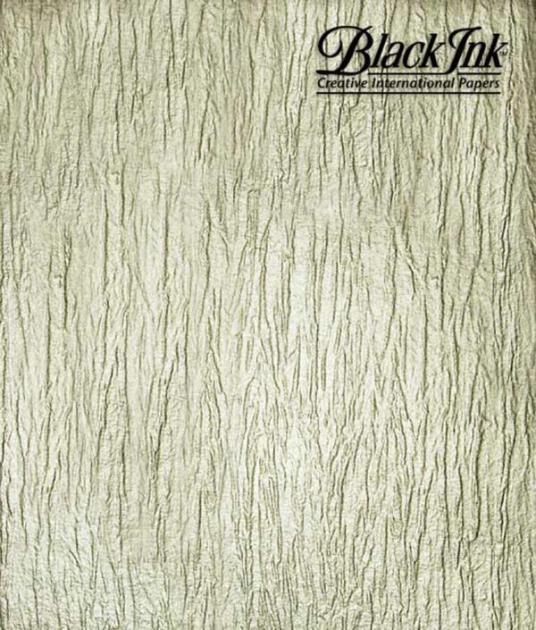 Black Ink Indian Metallic Papers Metallic Bark - Pewter 22 X 30 In