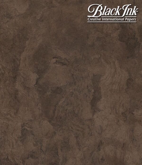 Black Ink Mexico Amate Bark - Brown 15.5 X 23.5 In