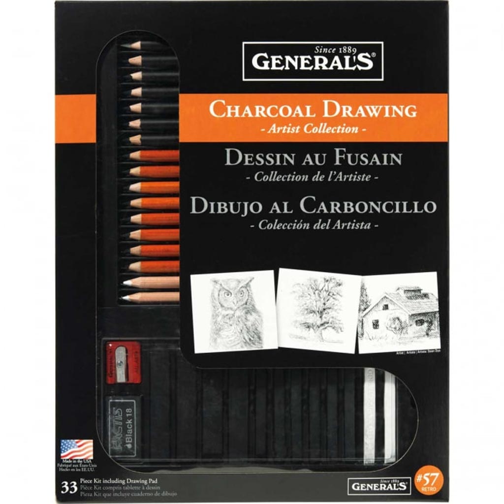 Generals Graphite Pencil Drawing Kit