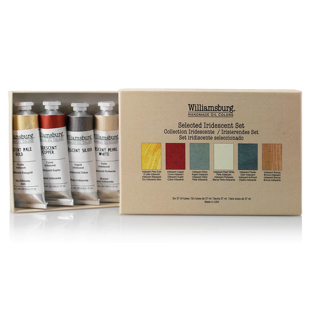 Williamsburg Handmade Oil Paints - Iridescent Pearl White, 150 ml Tube