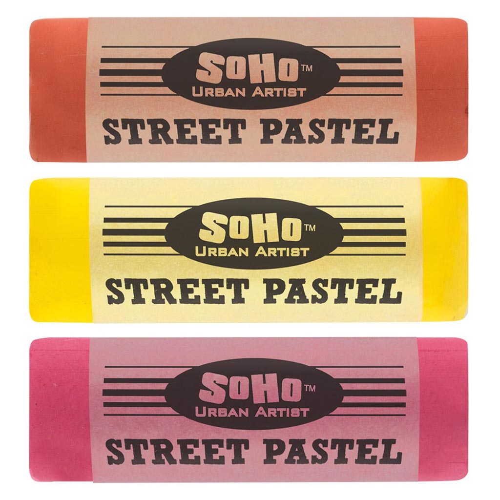 SoHo Urban Artist Jumbo Kids Sidewalk Chalk Pastels, Street Soft for  Pavement, Sidewalks, Concrete, or Brick, Oil Pastels with Rich Pigment,  Smooth, Durable, 20 Unique Assorted Colors, Pack of 1 
