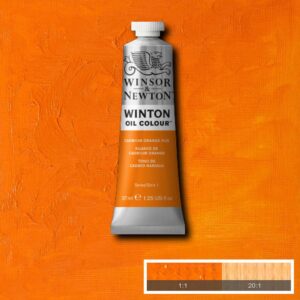 Winsor and Newton Winton Oil PaInts - Cadmium Orange Hue 37 ml (1.25 OZ)