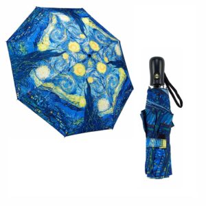 Galleria Umbrellas Van Gogh Starry Night - Folding