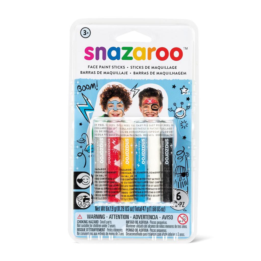 Snazaroo™ Blue Face Painting Sticks Set