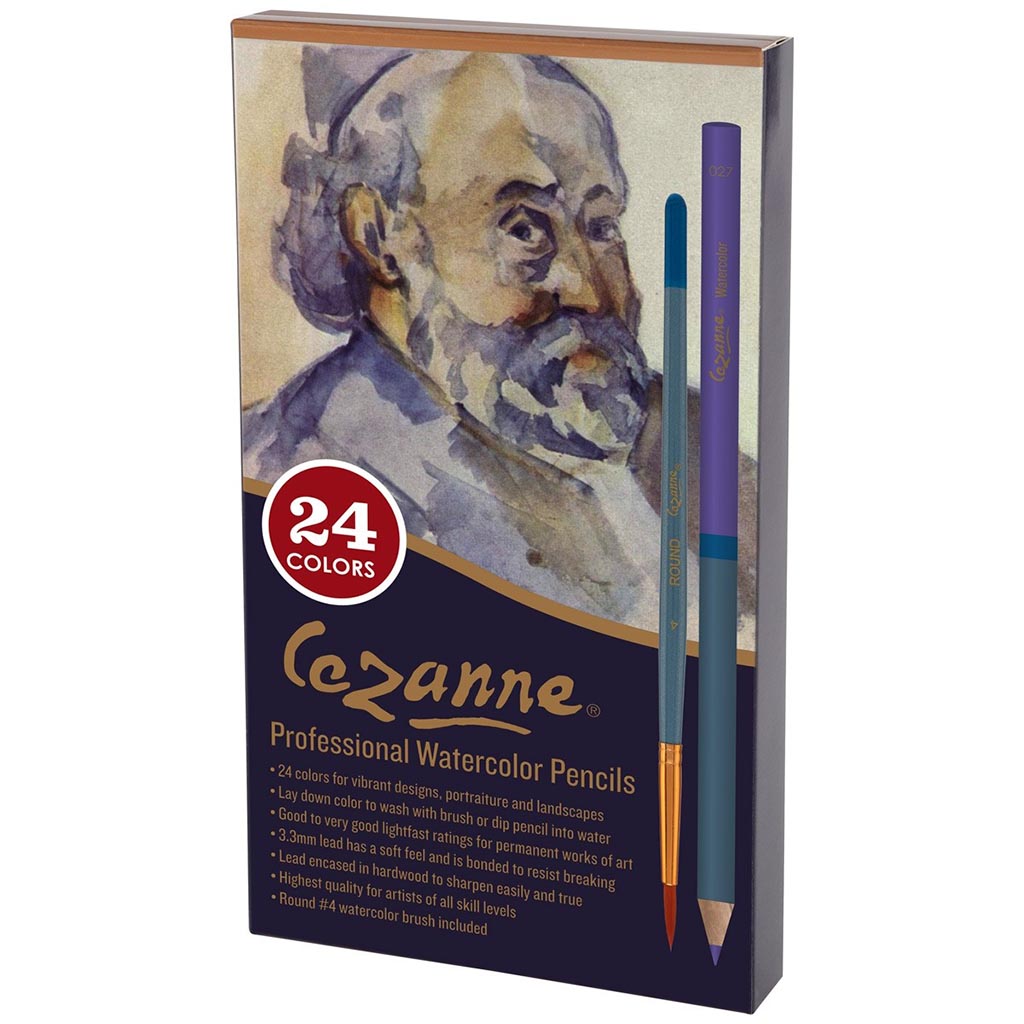 Creative Mark Cezanne Watercolor Pencils - Professional Artist Quality Soft  Core Leads for Watercolour Painting, Coloring, Drawing, Layering