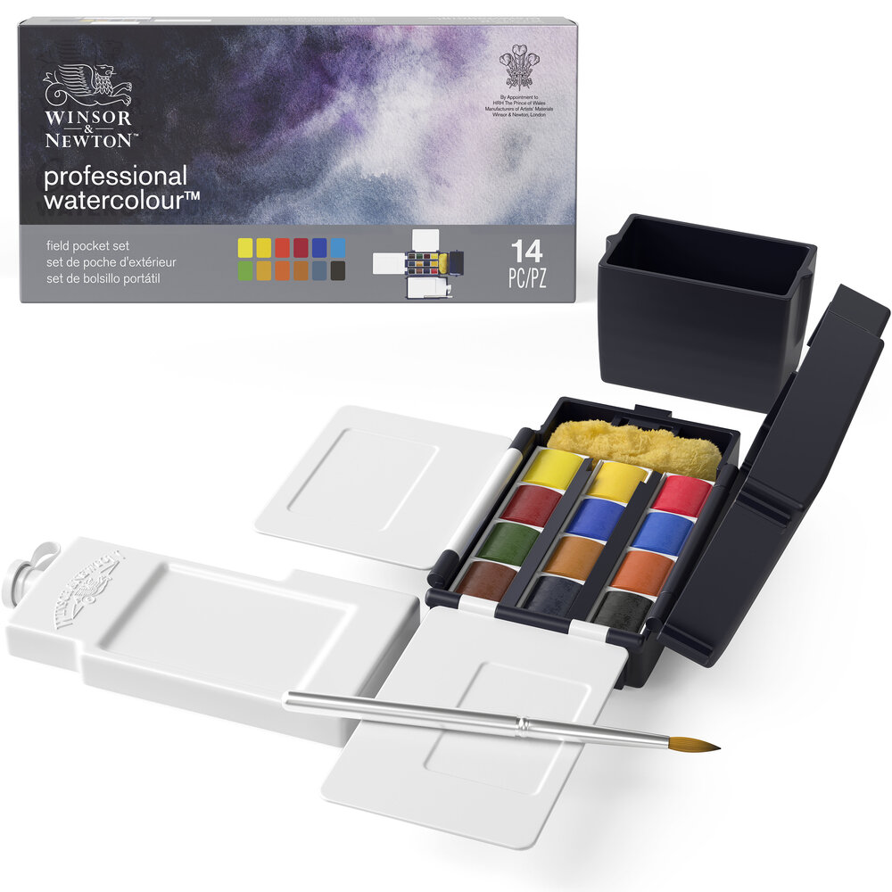 Winsor and Newton Professional Artists Watercolour Colour Chart